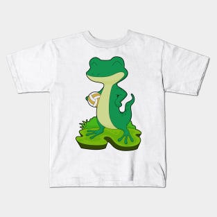 Lizard Volleyball player Volleyball Kids T-Shirt